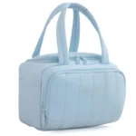 Insulated Polyester Lunch Bag for Women 7L Lightweight Puffy Padded Waterproof Shoulder Bag Reusable Work Picnic Camping Travel