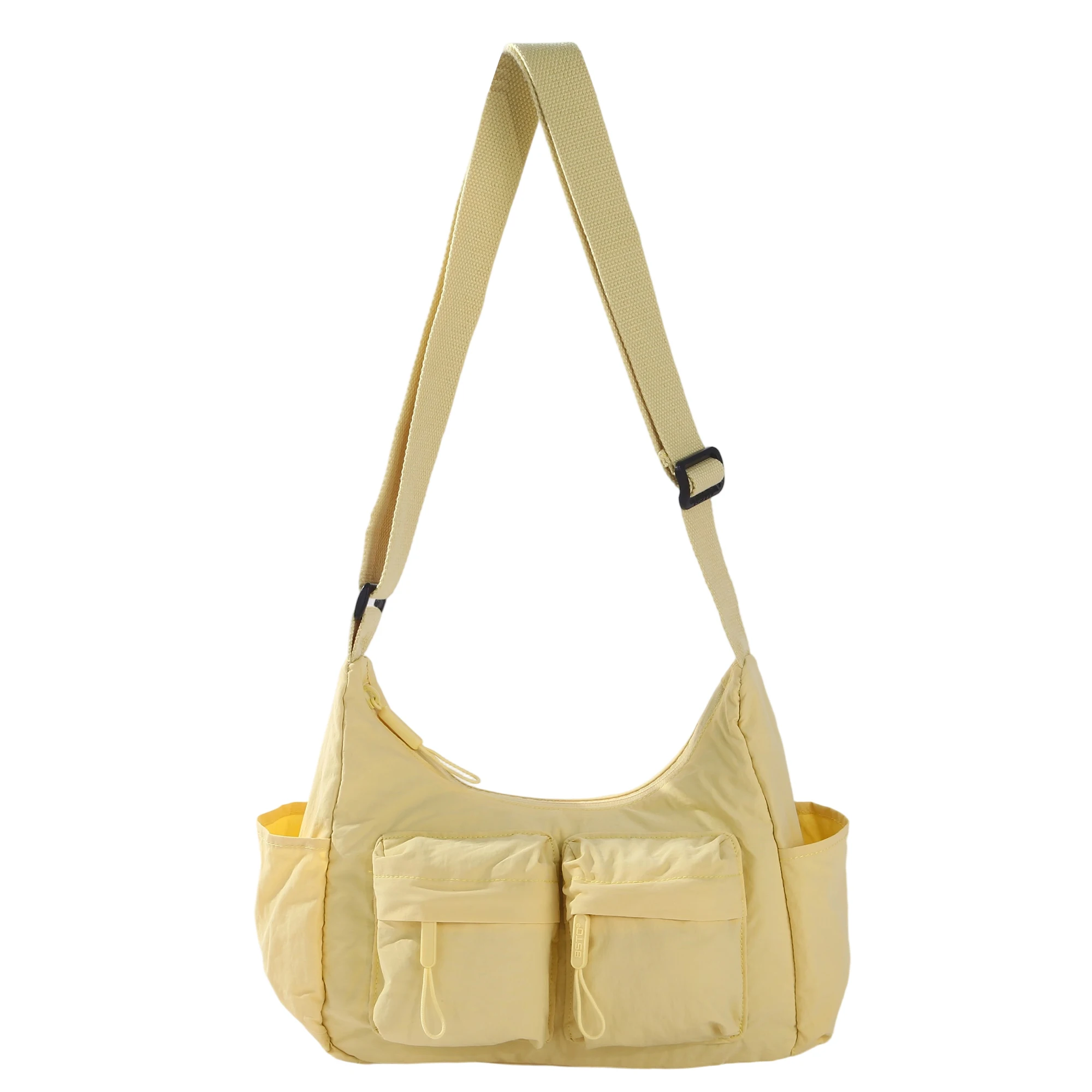 He7dd5b10c77248b5a033822088c30ca8x.webp Small Batch Customization Women's High-end Waterproof Nylon Messenger Bag Casual and Versatile Outer Pocket Shoulder Bag - Image 1